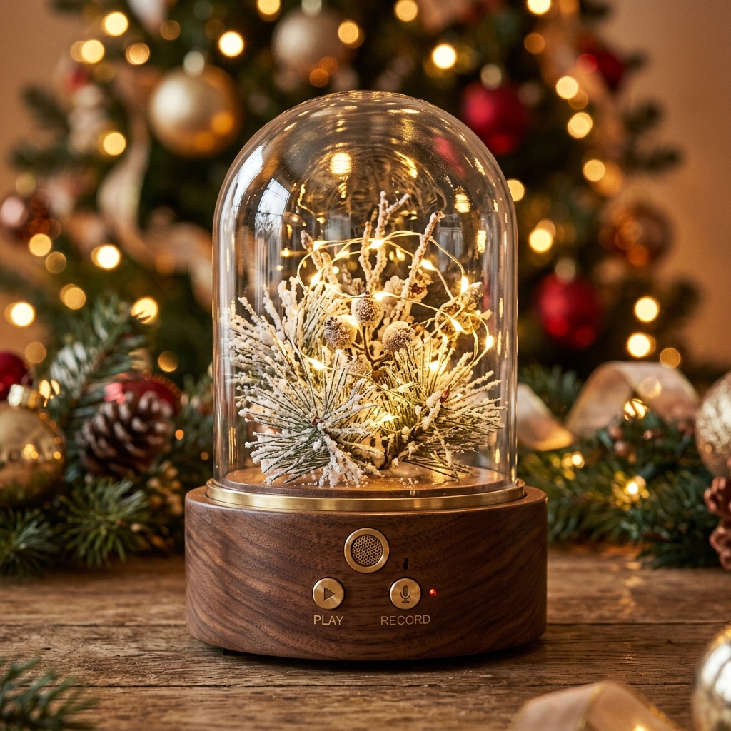 ForeverTree™ — Recordable Voice Memory Christmas Ornament