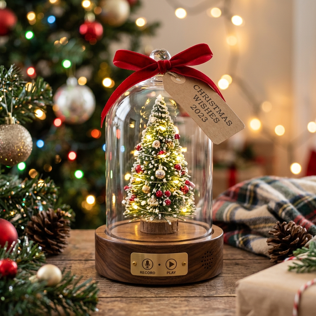 ForeverTree™ — Recordable Voice Memory Christmas Ornament