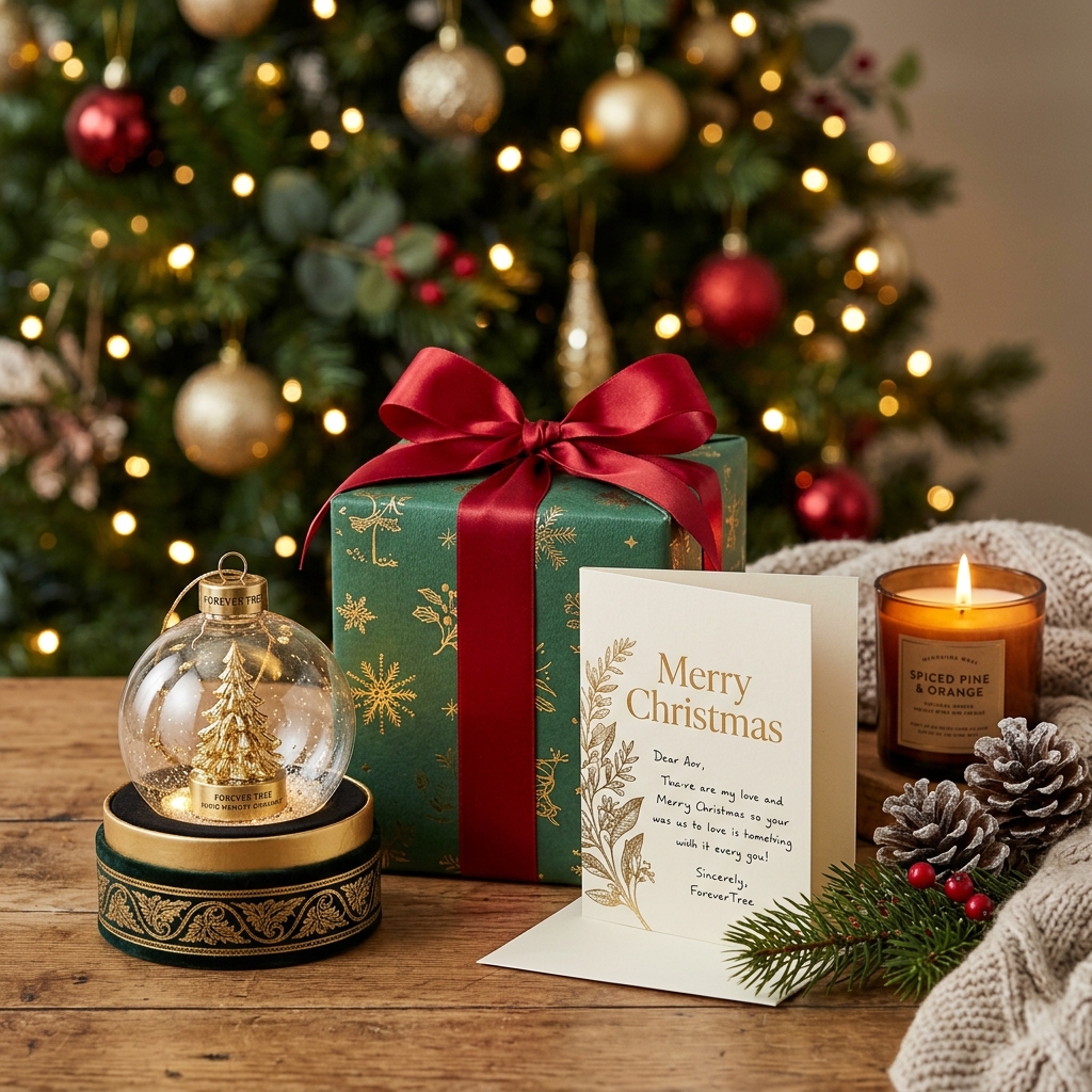ForeverTree™ — Recordable Voice Memory Christmas Ornament